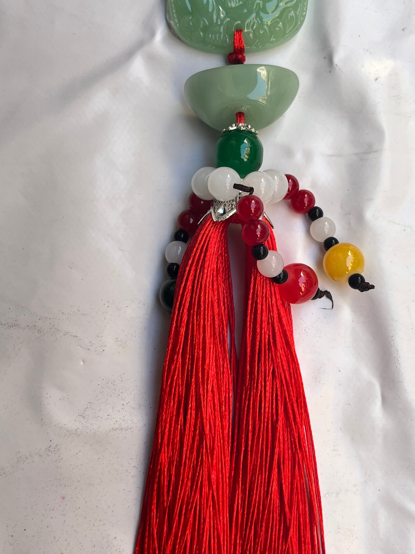 Colgante feng shui de Jade Diosa Kuan Yin