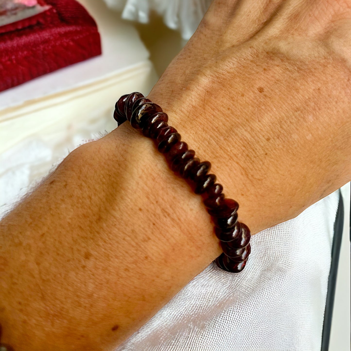 Pulsera chip de Granate