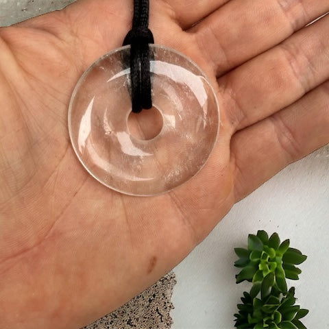 Colgante donut cuarzo cristal Vega Luna Dream Vega Luna Dream COLGANTE MINERAL