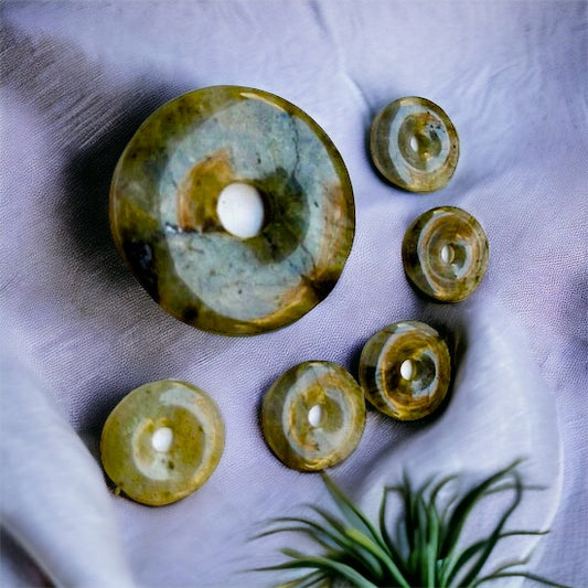 Colgante Donuts Labradorita gris Vega Luna Dream Vega Luna Dream COLGANTE MINERAL