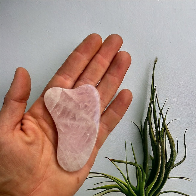 Gua Sha (diferentes minerales) Vega Luna Dream CUARZO ROSA Vega Luna Dream MASAJEADOR