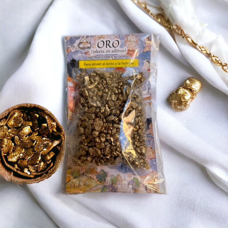 Incienso en grano oro