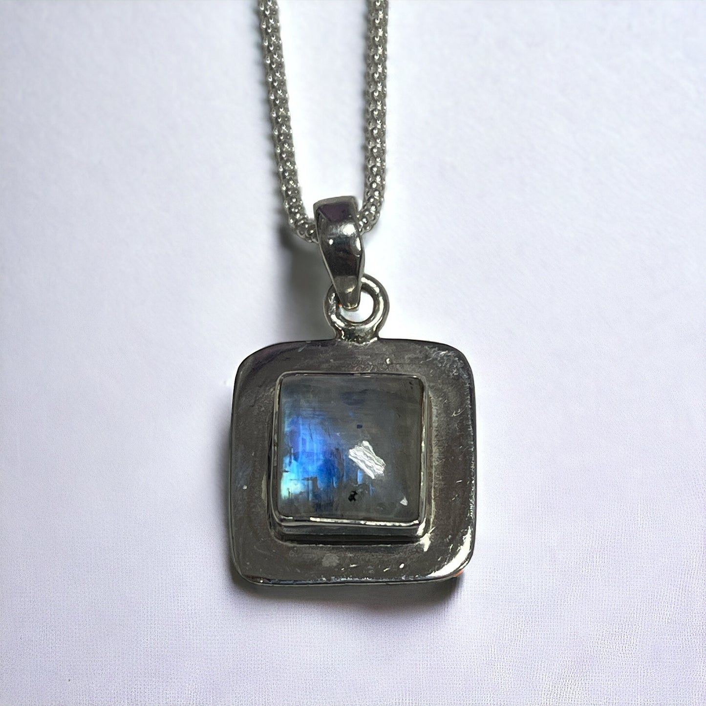 Colgante de Piedra Luna y plata de ley Vega Luna Dream PIEZA A Vega Luna Dream COLGANTE