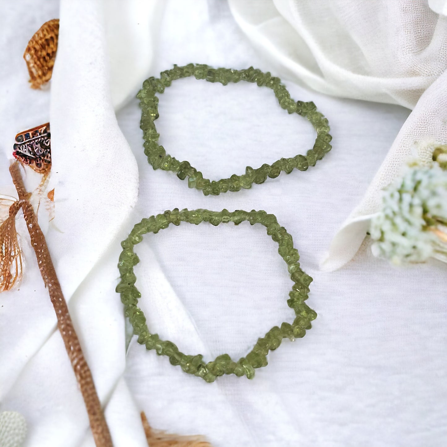 Pulsera chip Olivino