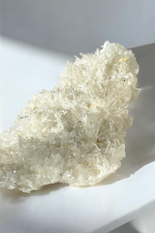 Drusa de Cuarzo cristal aguja