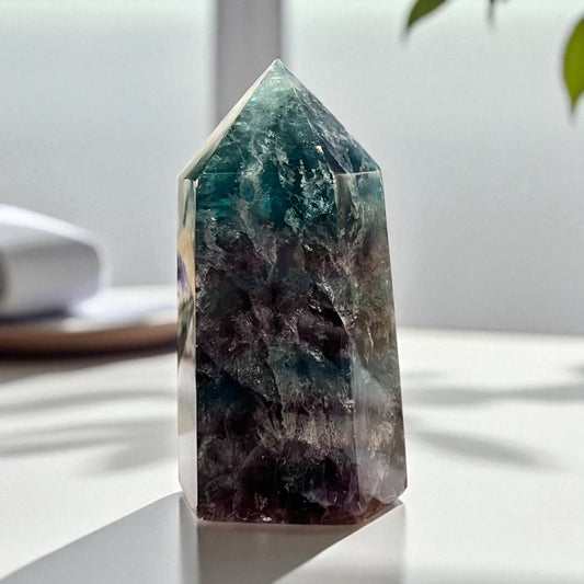 Obelisco Fluorita arcoíris