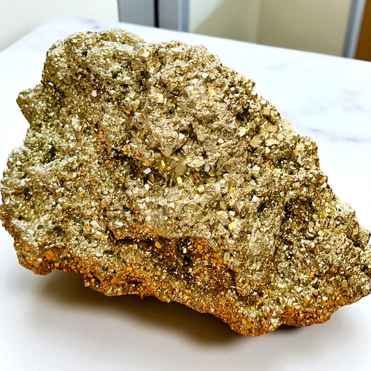 Pirita con Marcasita – 8 kg de Poder y Belleza Mineral