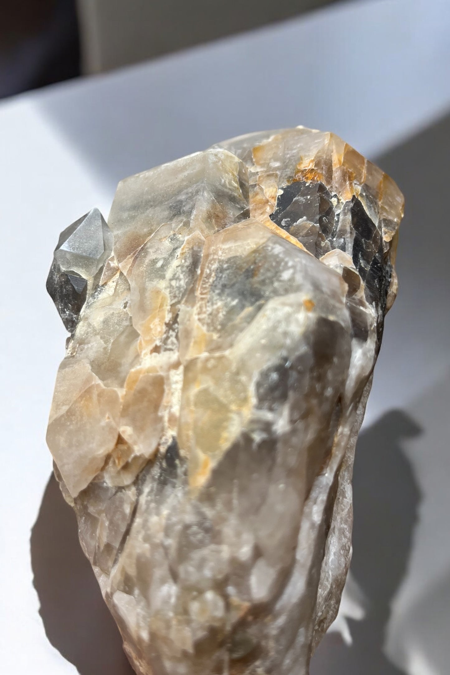 Punta de cuarzo ahumado catedral de SILS (colección privada)