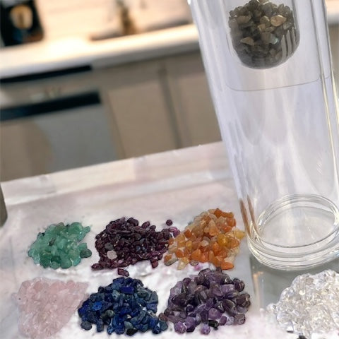 Botella de cristal y madera para elixir indirecto 11 minerales Vega Luna Dream Vega Luna Dream Botella de cristal