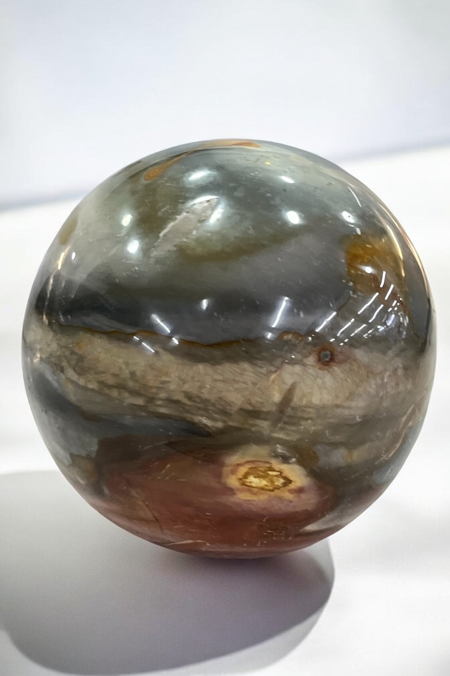 Esfera gigante de Jaspe policromo