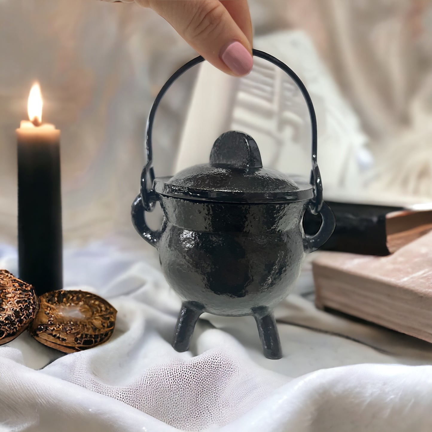 Caldero de hierro fundido