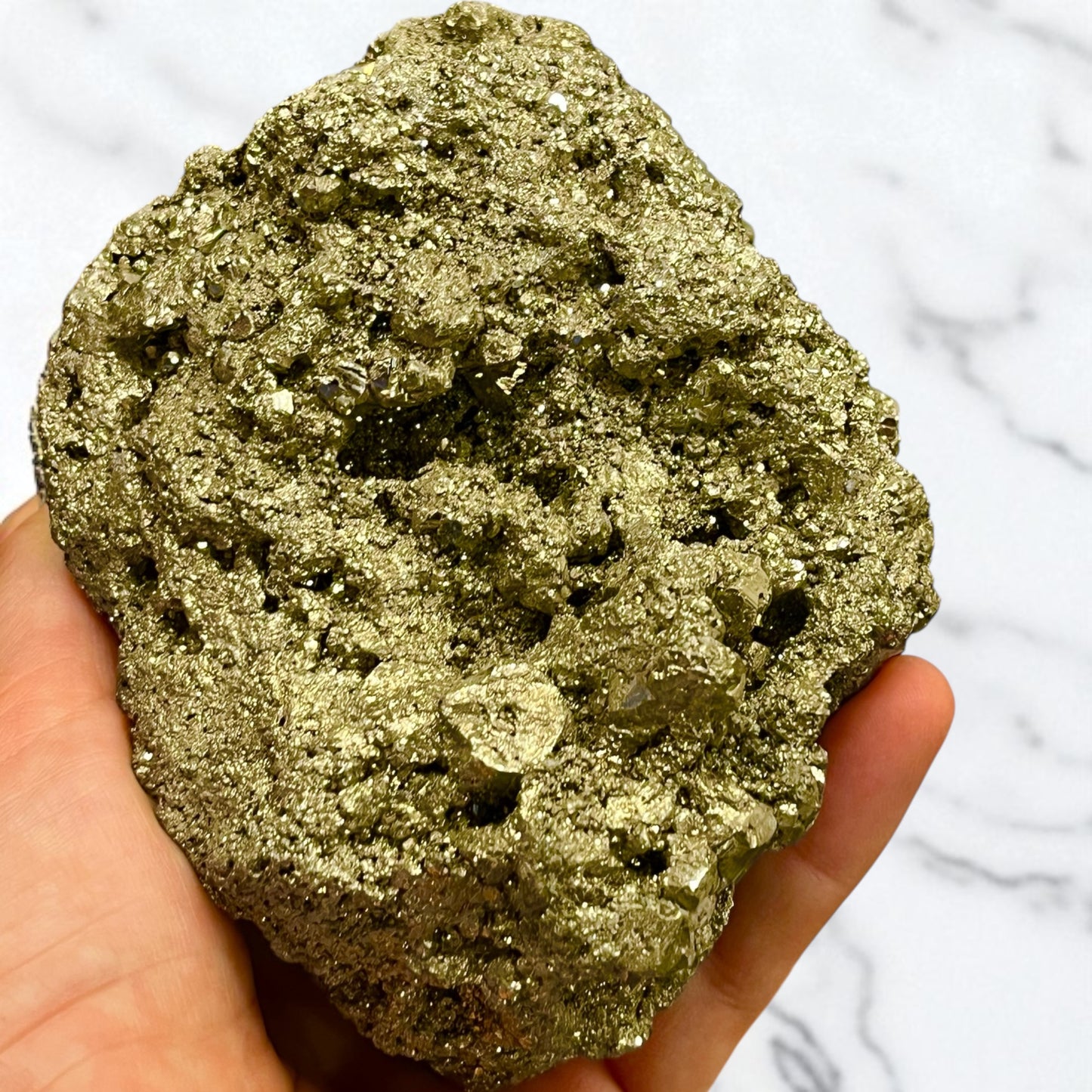 Pirita con Marcasita – 1,400kg de Poder y Belleza Mineral