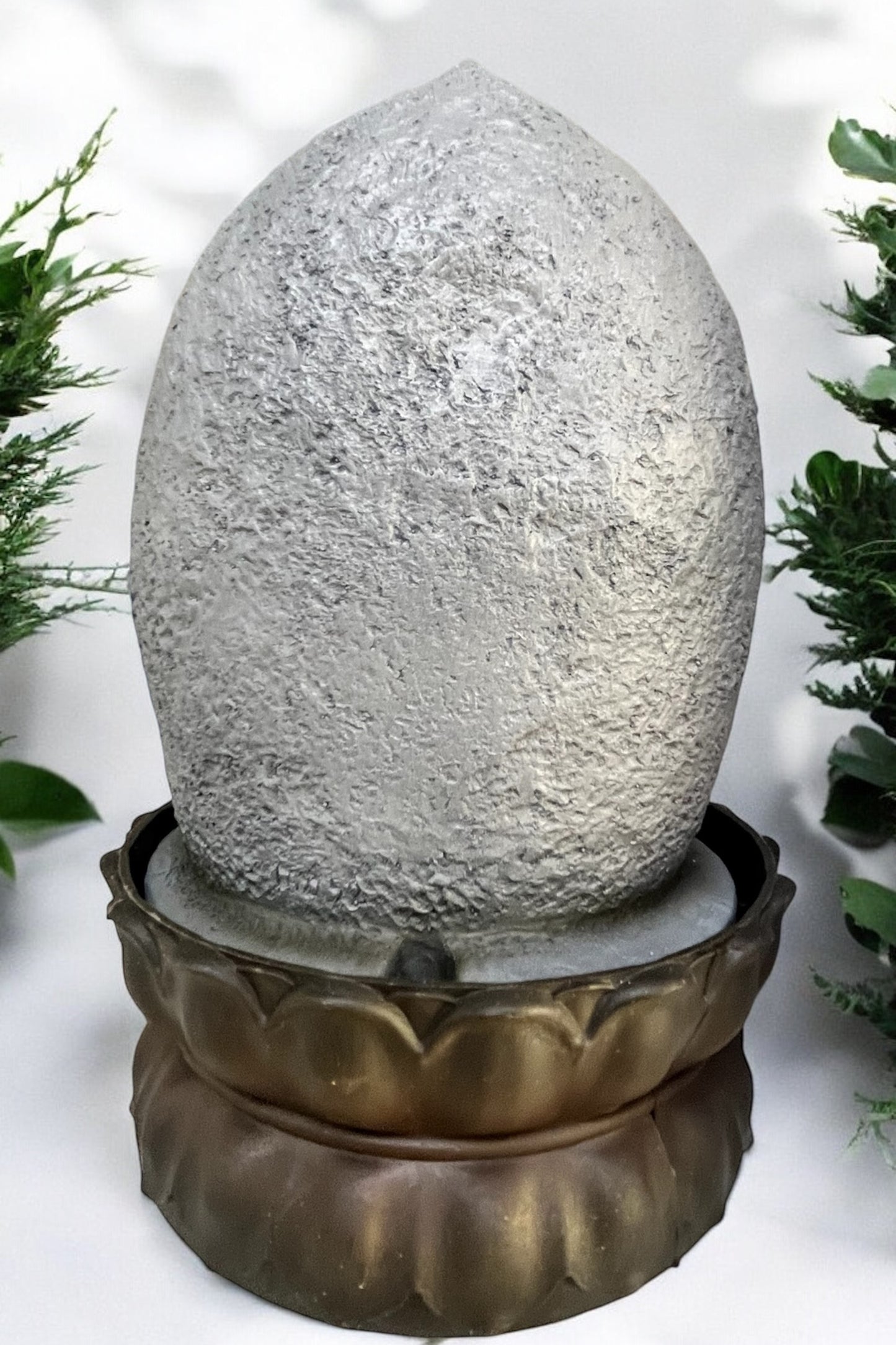 Fuente de agua resina de exterior/interior Buda meditando 30 cm