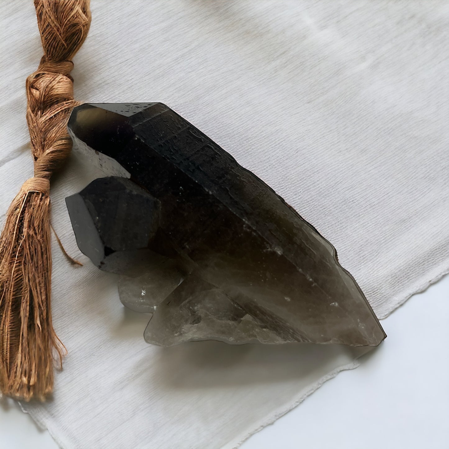 Punta cuarzo ahumado