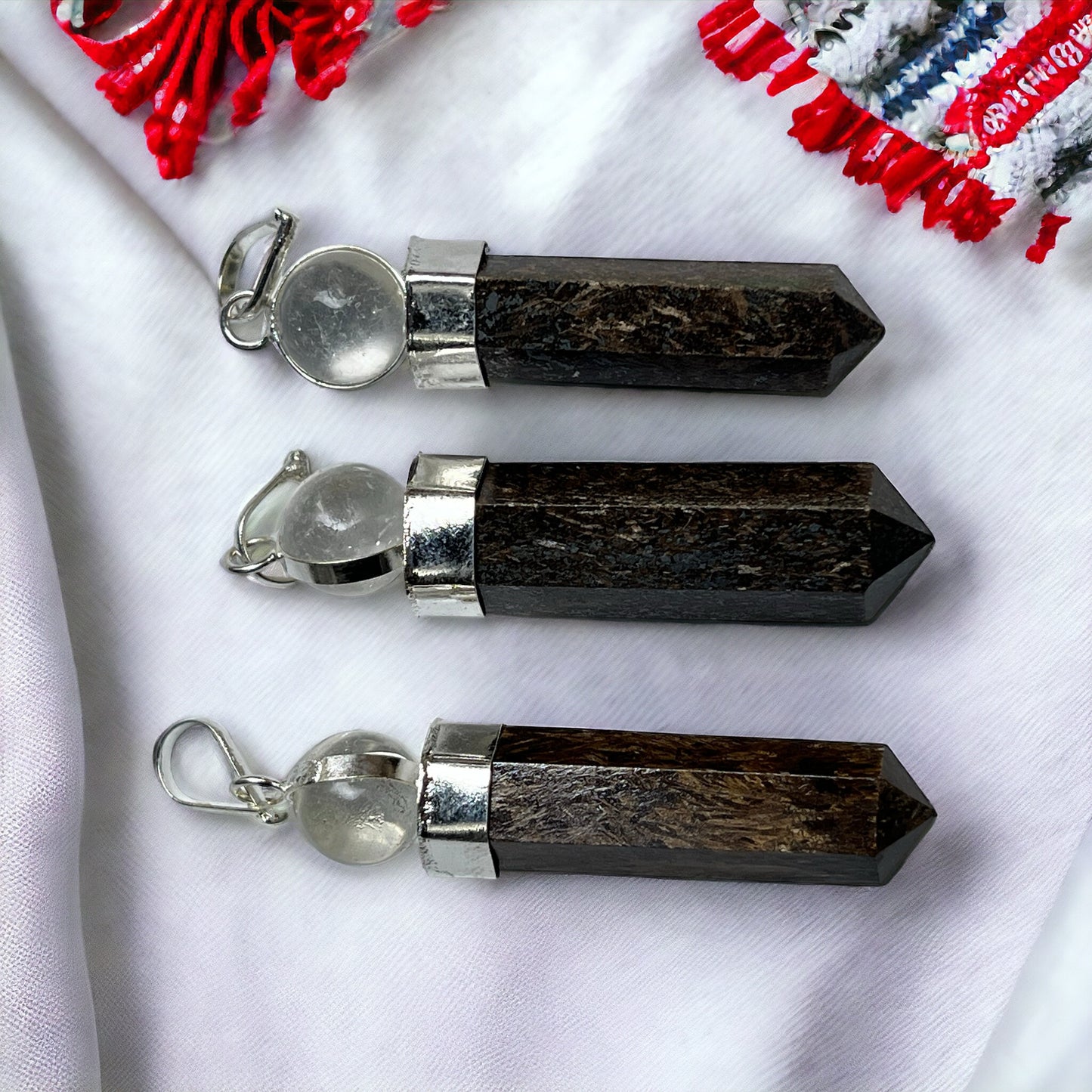 Colgante generador Broncita con bola de cuarzo Vega Luna Dream Vega Luna Dream COLGANTE MINERAL