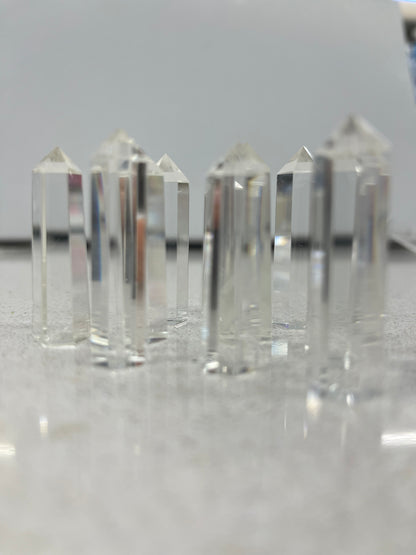 Set de 6 Puntas de cuarzo cristal generador