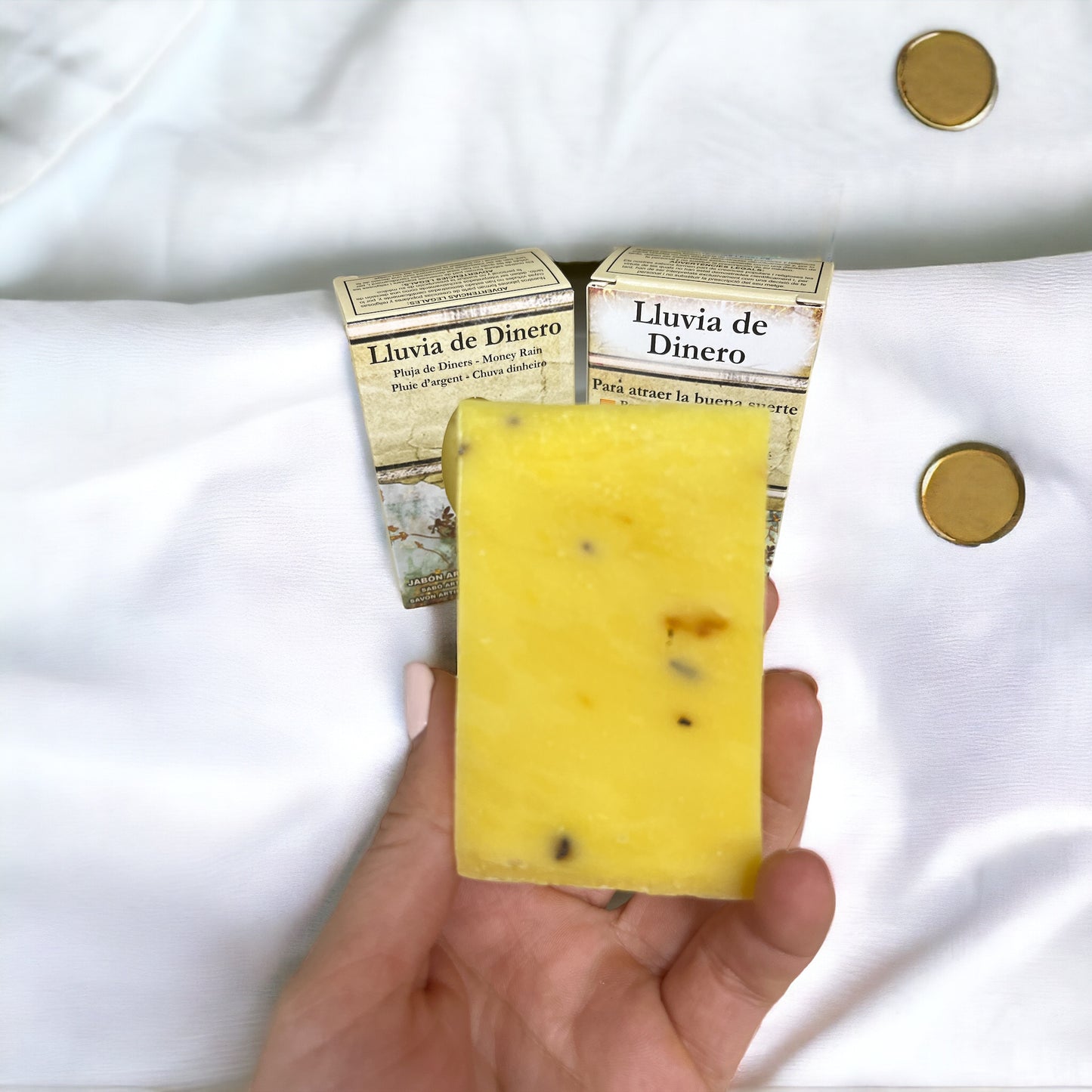 Jabón esotérico lluvia de dinero