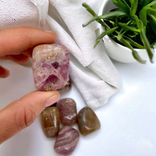 Rodado Fluorita Rosa