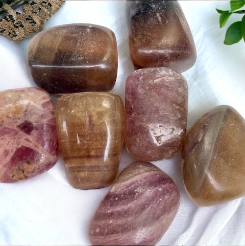 Rodado Fluorita Rosa