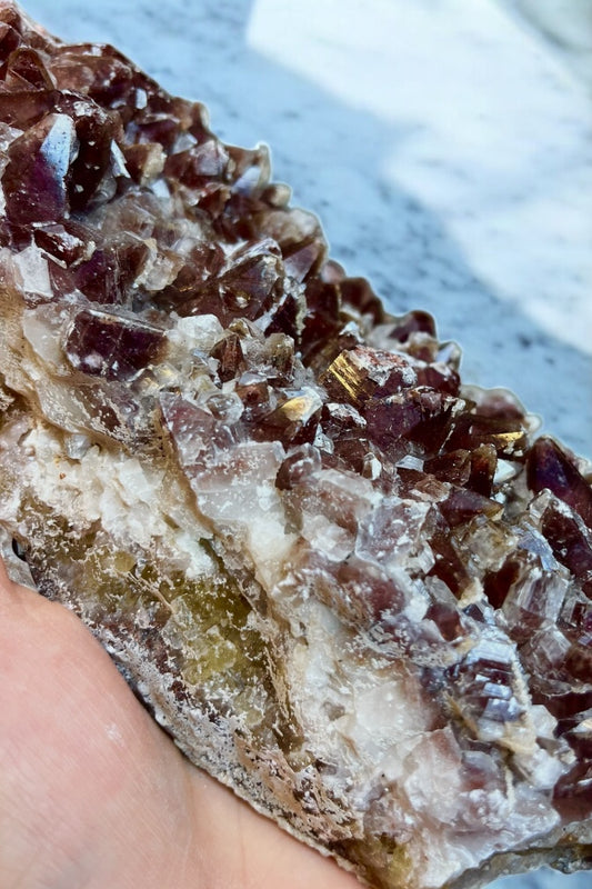 Calcita roja (diente de perro) Colección privada