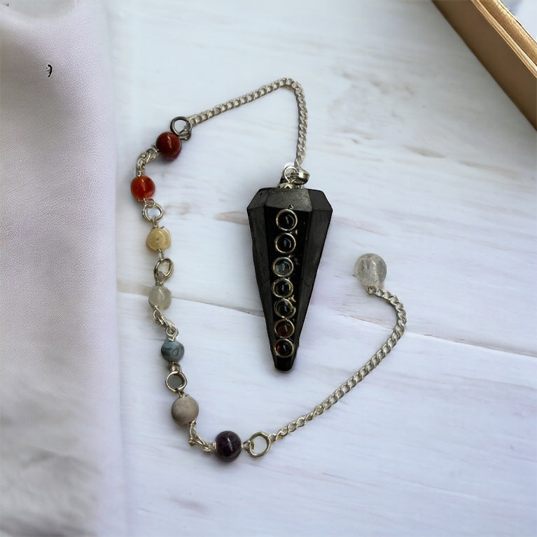 Péndulo de Shunguita 7 chacras Vega Luna Dream Vega Luna Dream PÉNDULO