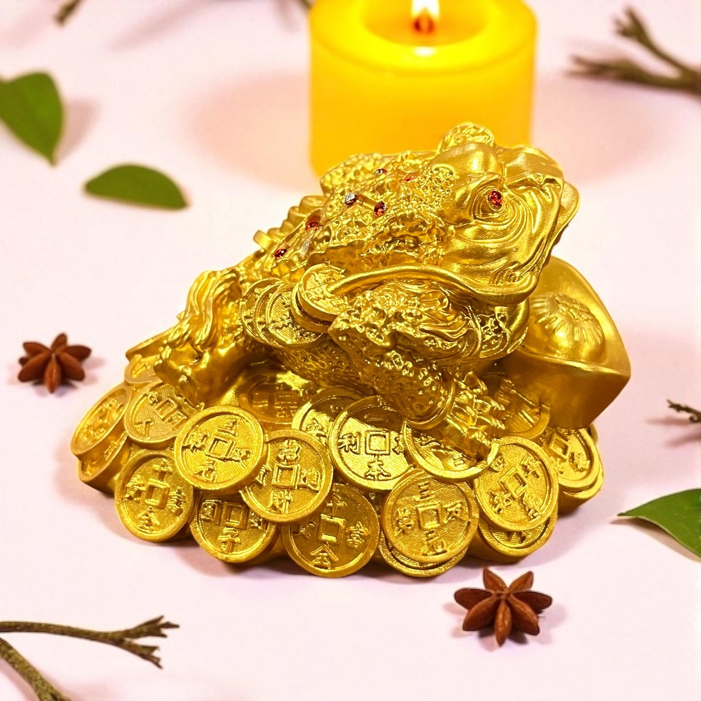 Rana dorada de la fortuna – Símbolo Feng Shui de prosperidad