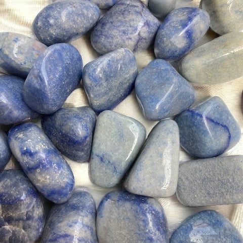 Rodado de cuarzo azul 4-5 cm