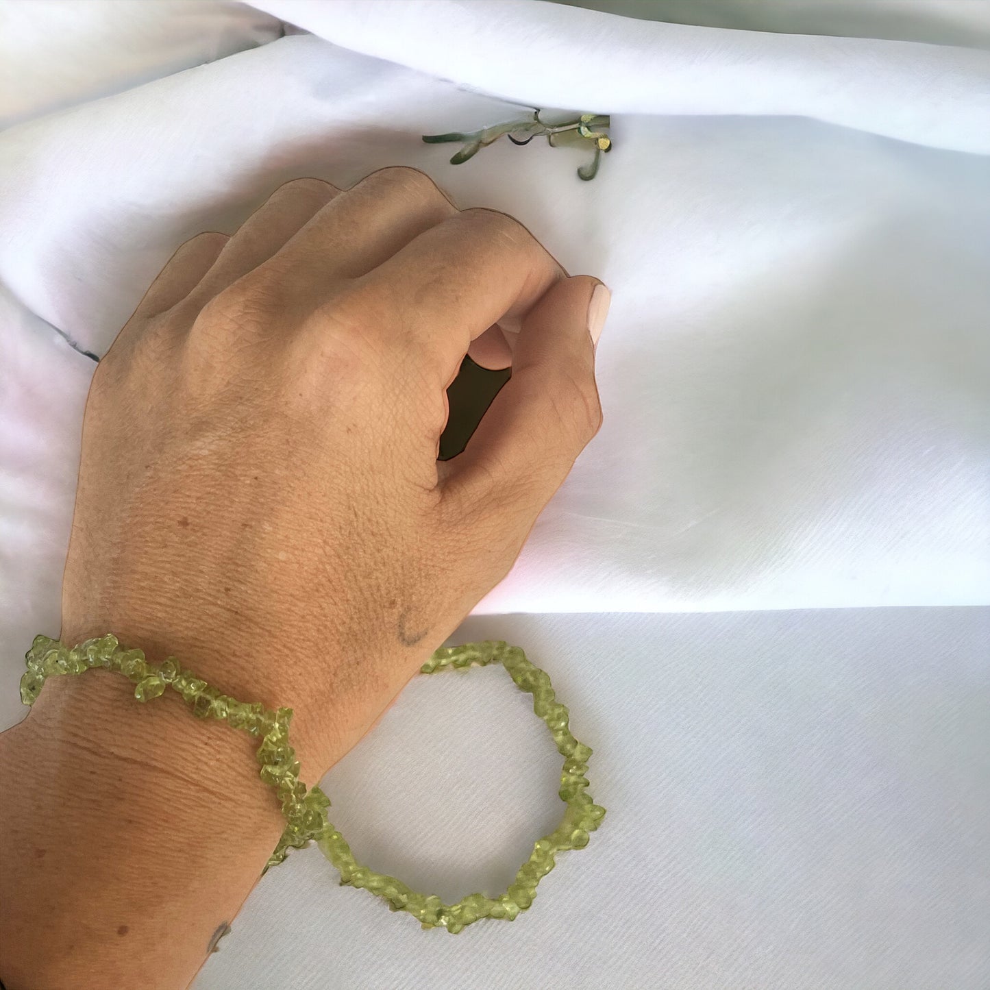 Pulsera chip Olivino