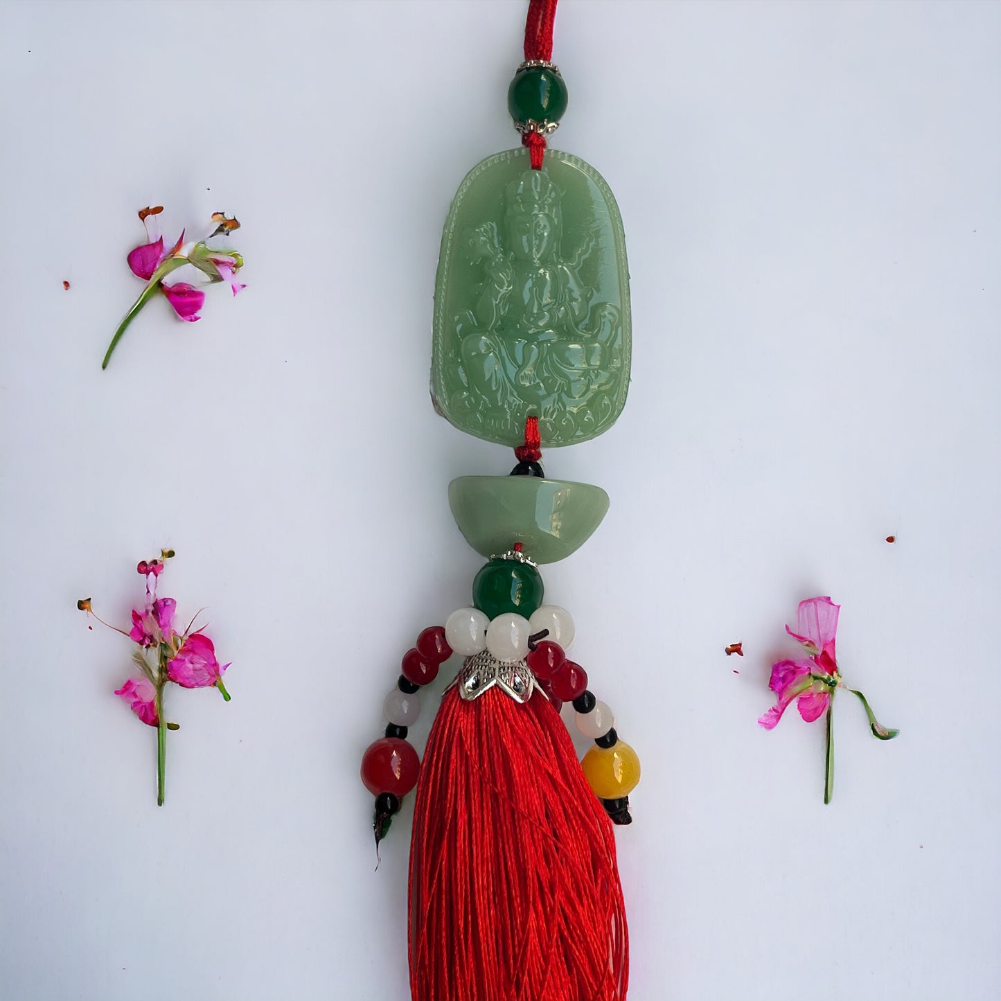 Colgante feng shui de Jade Diosa Kuan Yin Vega Luna Dream Vega Luna Dream Figura jade