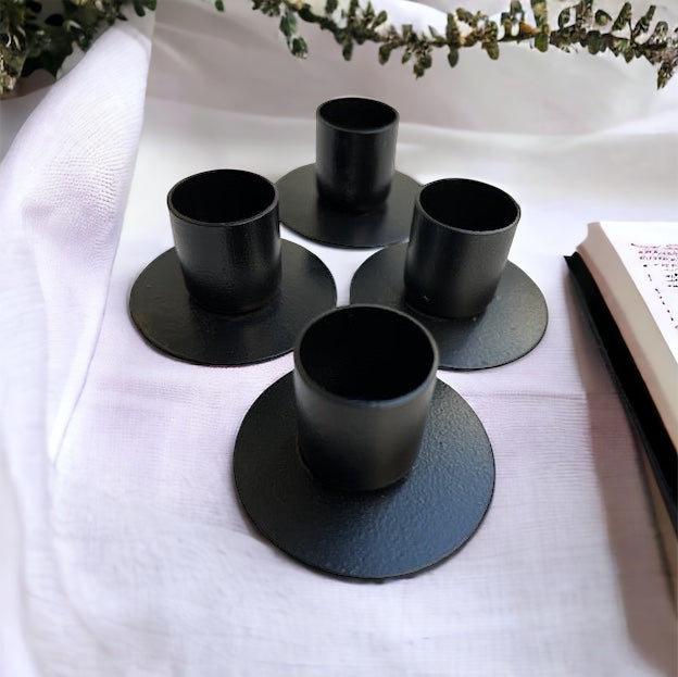 Portavelas de hierro