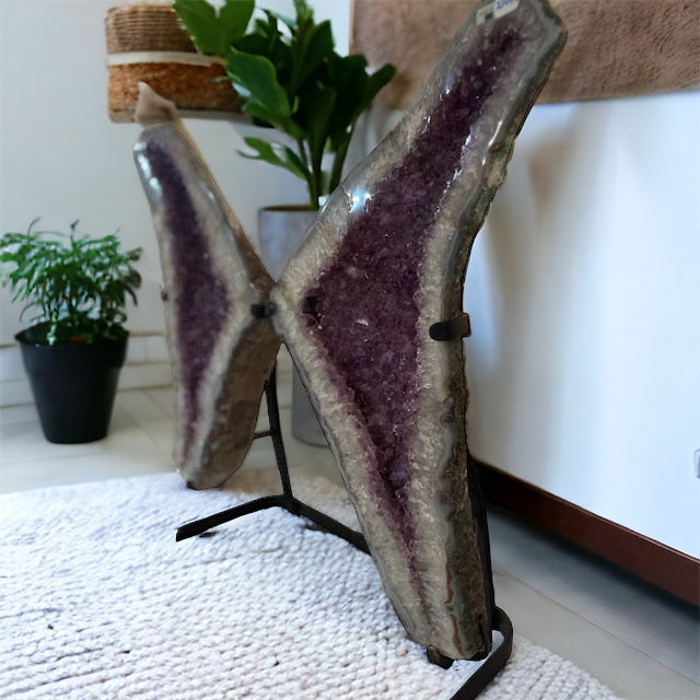 Alas de Mariposa de amatista