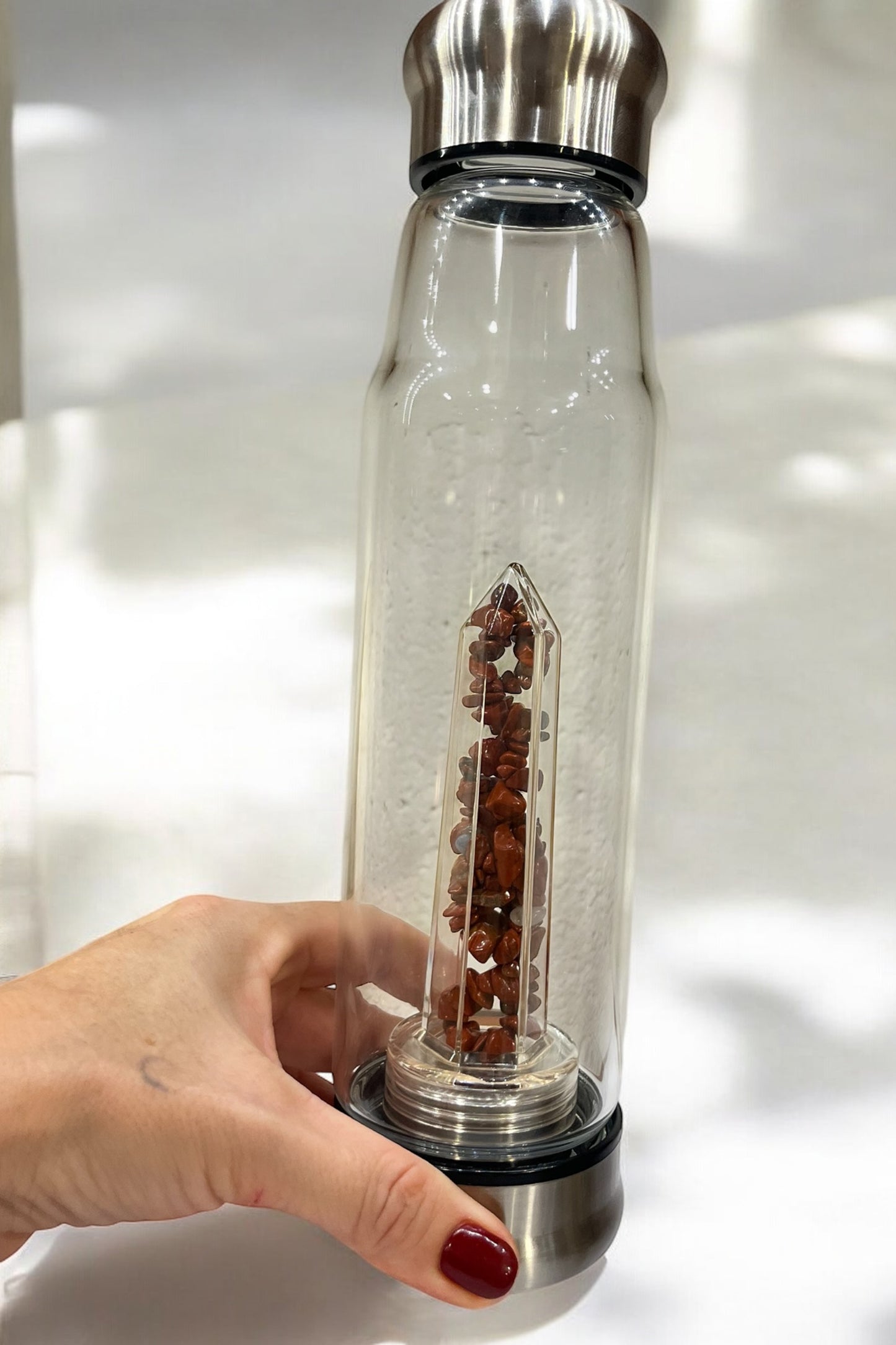 Botella de cristal para elixir indirecto 11 minerales