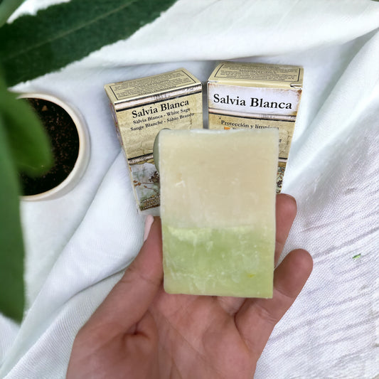 Jabón esotérico Salvia Blanca