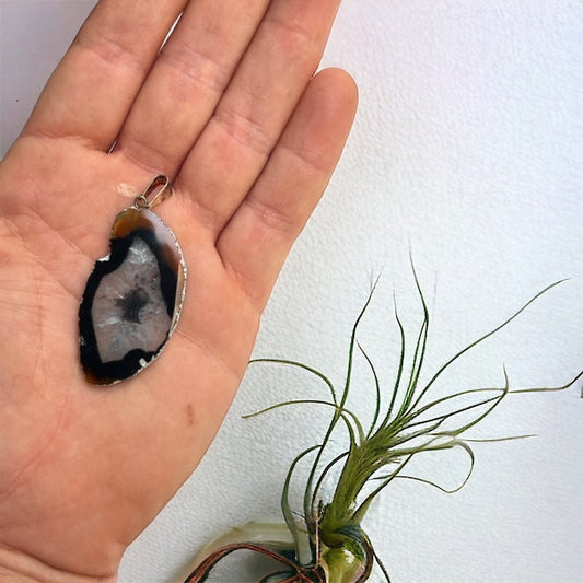 Colgante de Placas de ágata teñida Vega Luna Dream Vega Luna Dream COLGANTE MINERAL