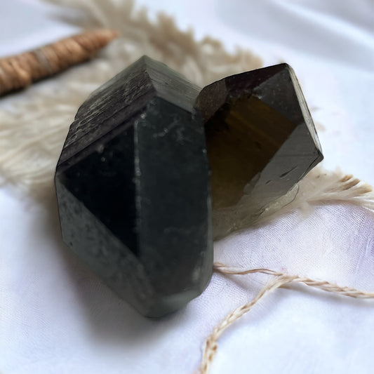 Punta cuarzo ahumado