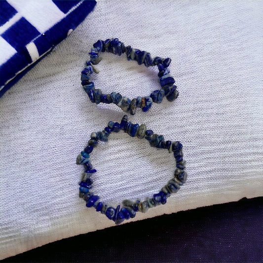 Pulsera chip de Lapislázuli