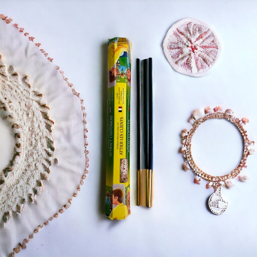 Incienso atrae clientes