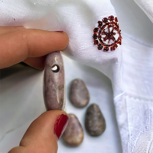 Colgante perita Mica Lepidolita