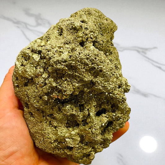 Pirita con Marcasita – 1,400kg de Poder y Belleza Mineral