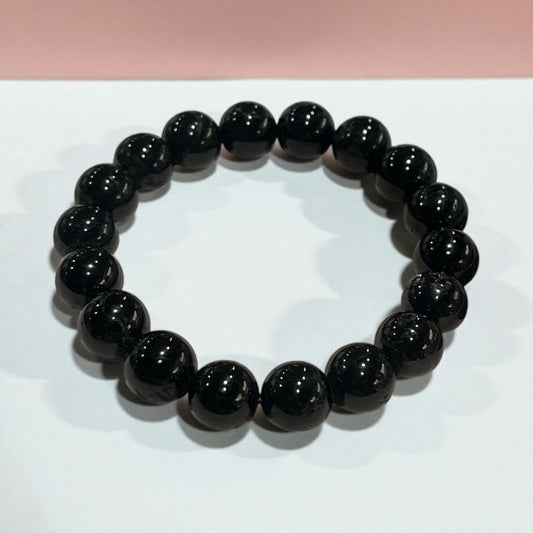 Pulsera bolita 10mm Turmalina