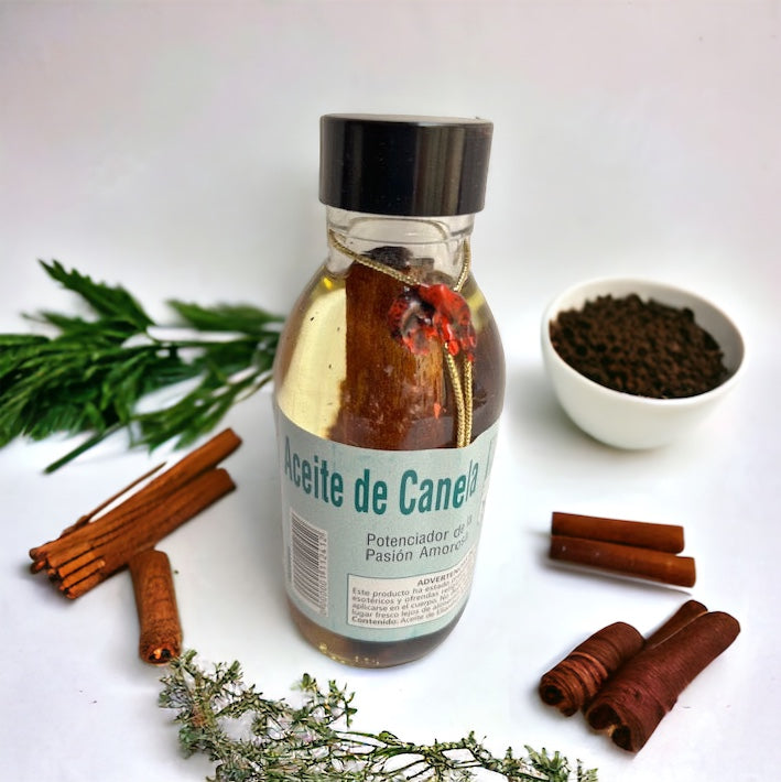 Aceite de Canela (pasión amorosa y dinero)