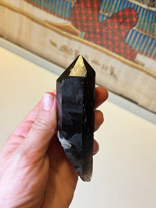 Punta cuarzo ahumado morión con maestria llave (cerradura ) y archivador