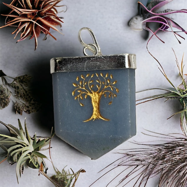 Colgante de cuarzo azul Vega Luna Dream Vega Luna Dream COLGANTE MINERAL