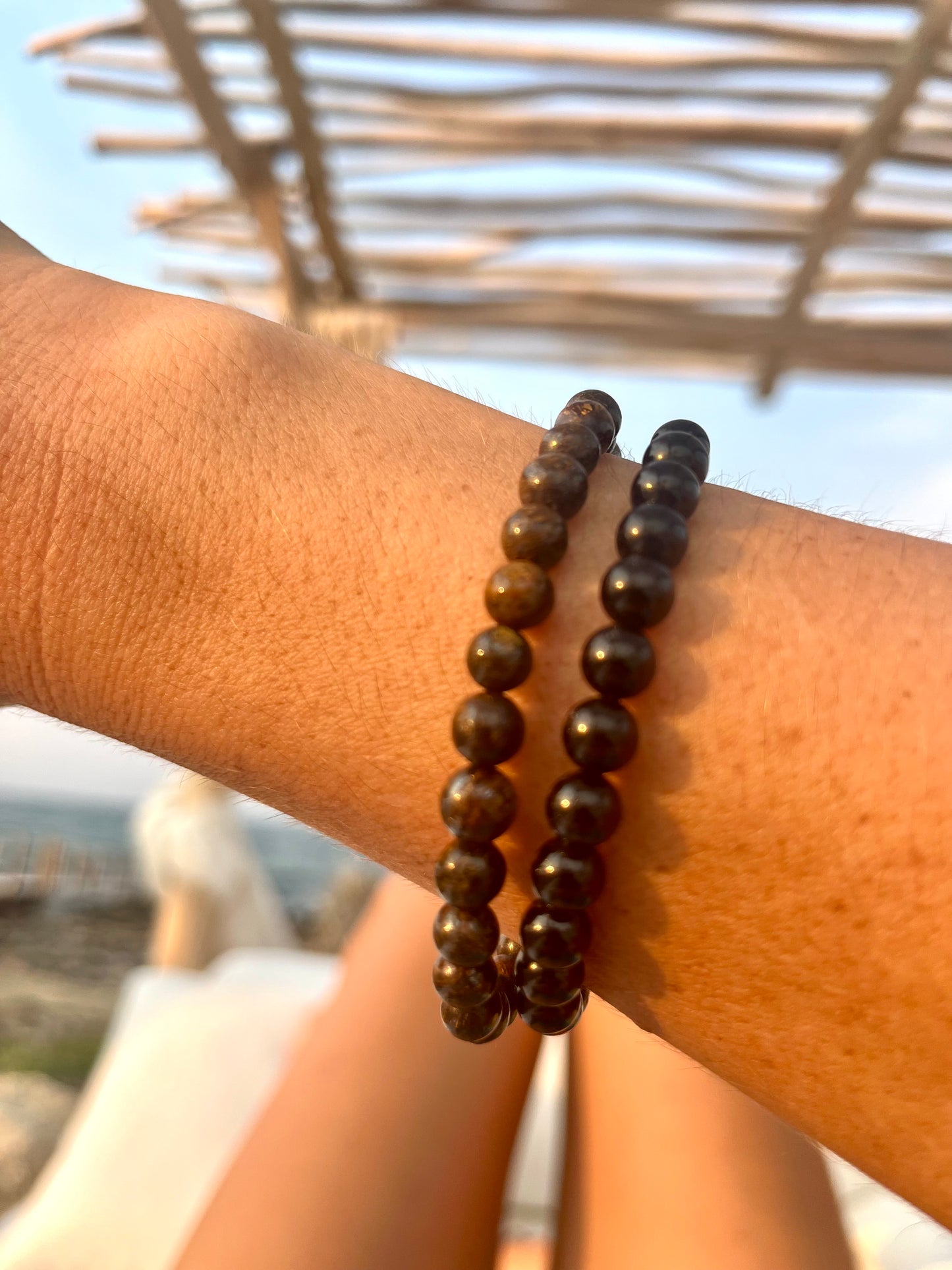 Pulsera bolita de broncita 6mm Vega Luna Dream Vega Luna Dream Pulseras