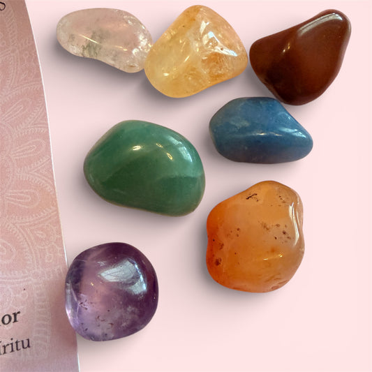 KIT rodados 7 chacras 2 cm