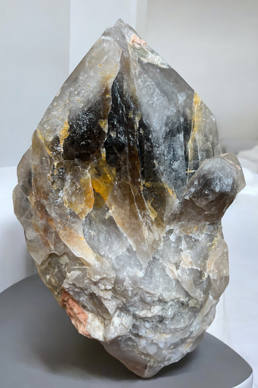 Punta de cuarzo ahumado catedral de SILS (colección privada)