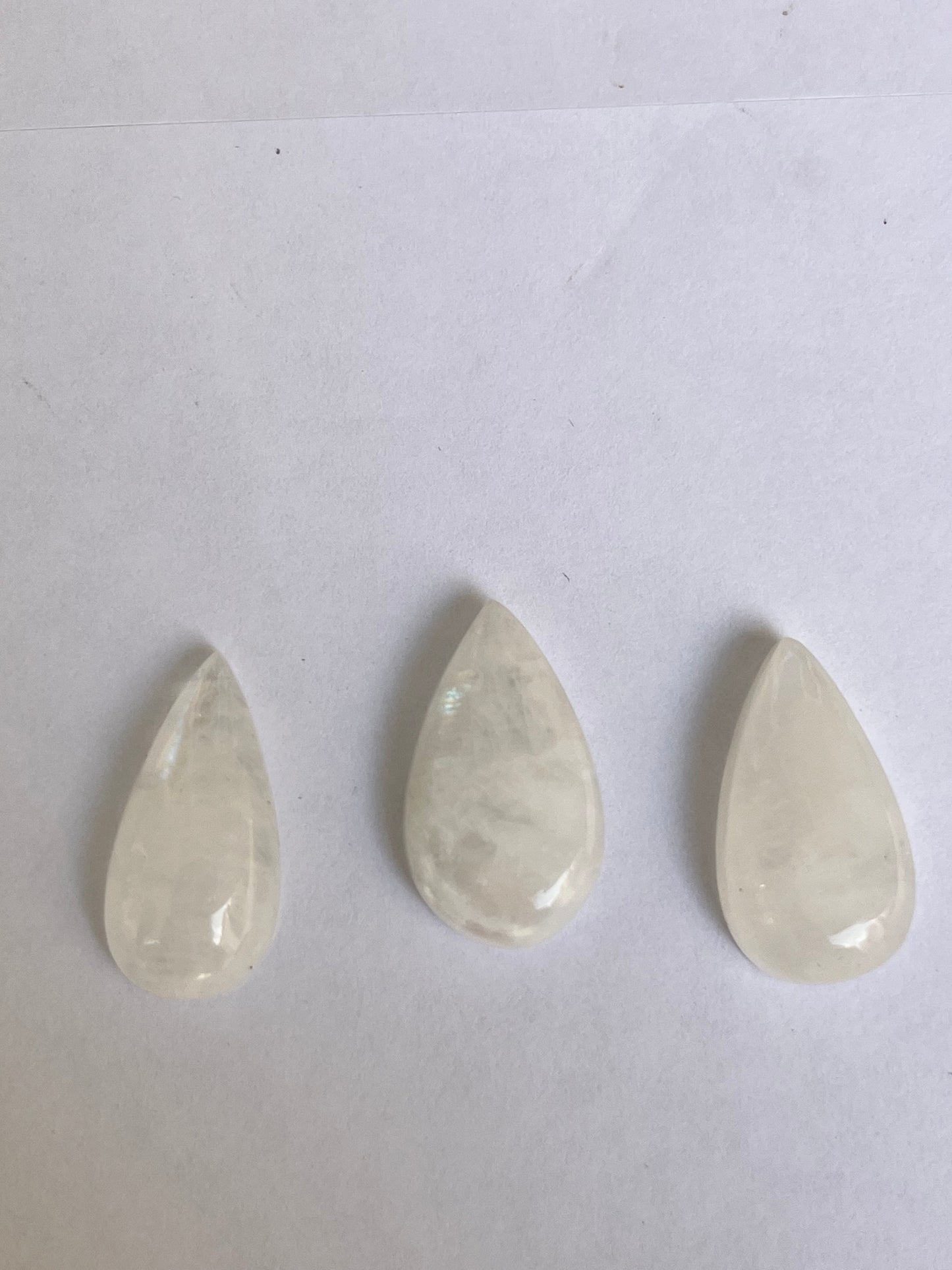 Cabujon Piedra Luna (labradorita blanca)
