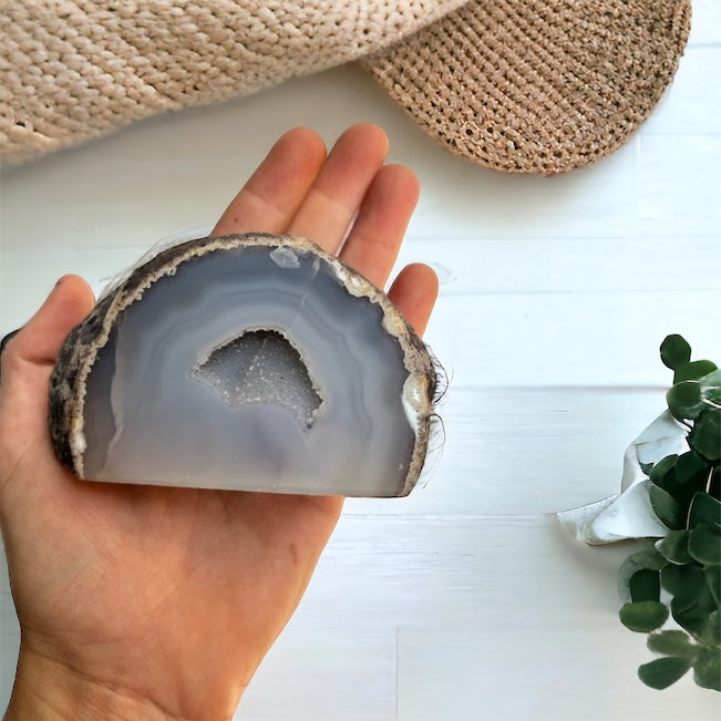 Ágata natural pulida