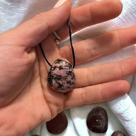 Colgante perita de Rodonita