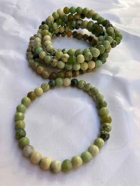Pulsera bolita de serpentina 6mm